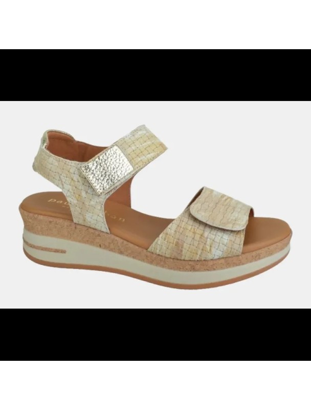 SANDALIA CUÑA VELCRO