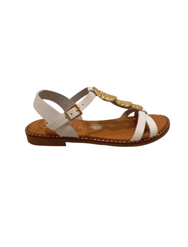SANDALIA PLANA MONEDAS