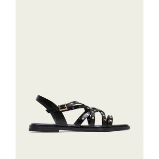 SANDALIA PLANA TACHAS
